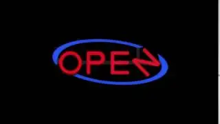 LED Swivel Open Sign from Restaurant Equippers