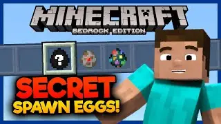 All SECRET Spawn Eggs in Minecraft Bedrock! - Minecraft Bedrock Tutorial