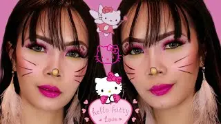 HELLO KITTY INSPIRED MAKEUP TUTORIAL| AnjelMae