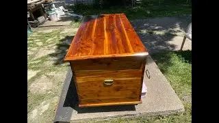 Cedar Chest Project - Cleaned & Refinished