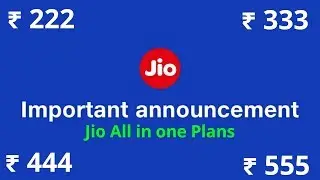 Jio All in one plans | Jio All in one recharge offer | Hindi