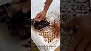 The Ancient Art of Hand Stamped Batik Printing