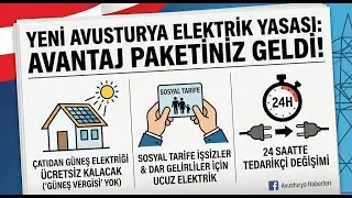 ElWG Ge&ccedil;ti! PV&rsquo;ye &ldquo;G&uuml;neş Vergisi&rdquo; Yok mu? Sosyal Tarife Geliyor | Avusturya