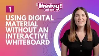 1. Using digital material without an interactive whiteboard