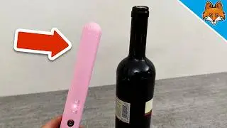 Dr&uuml;cke DAS an die Weinflasche und STAUNE WAS PASSIERT💥(Genialer Trick)🤯