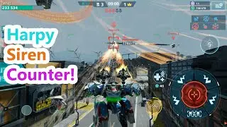 You Can Counter Harpy Siren Using Fafnir Scorcher #warrobots  #warrobotsindonesia