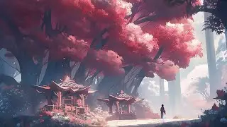 Harmony Amidst Nature: Forest Meditation with Beautiful Leaves, Flowers, and 432 Hz Relaxation