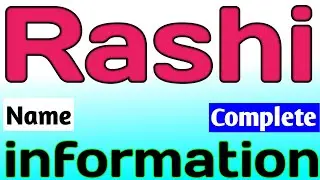 Rashi Name Meaning | Rashi Naam Ki Rashi | Rashi Name Full Details | The Secret of Name