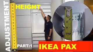IKEA PAX Sliding doors (Height adjustment) PART:1