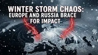 Хаос зимних штормов: Европа и Россия готовятся к удару! #РасхождениеПогодныхДивергенций #Экстрема...