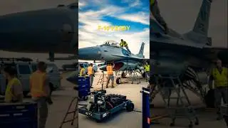 F-16 MAINTENANCE BEFORE TAKEOFF ✈️ #shortsfeed #takeoff #military #f16fighter #aviationlovers #short
