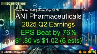 ANI Pharmaceuticals (ANIP|$1.5B) - 2025 Q2 Earnings Analysis