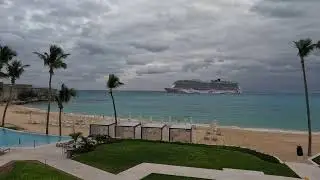 Bermuda! St. Regis Hotel Bermuda a great place to watch the many cruise ships past by