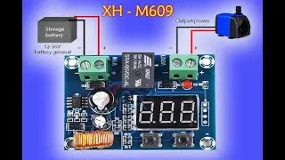 XH-M609 DC OverDischarge Battery Protection Precise Undervoltage Protection Module Board | SINHALA
