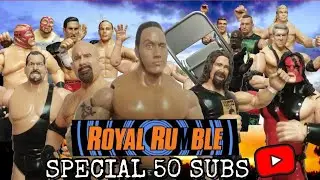 WWE STOP MOTION FIGURES ROYAL RUMBLE, WWE ROYAL RUMBLE ACTION FIGURE MATCH, ROYAL RUMBLE TOY FIGHT