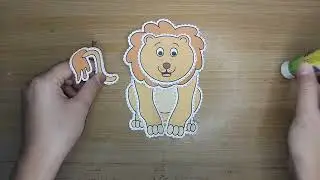 How to make papercraft build a lion🦁