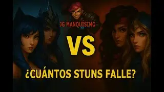 🎯 DUO BOT Ahri y Syndra 😂 | &iquest;Cu&aacute;ntos stuns fall&eacute;? Ft. JG manqu&iacute;simo