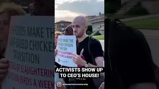 Activists visit the CEO of Koch Foods&rsquo; home demanding the company transition to plant-based meats