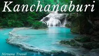 KANCHANABURI, Thailand • A Journey Through History & Natural Beauty • Erawan Waterfall Elephant Bath