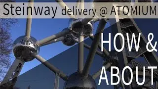 Piano's Maene delivers Steinway Grand Piano in Atomium