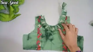 Easy frock design for girls cutting and stitching step by step |summer dress design 2024