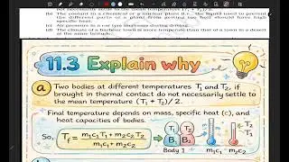 Exercise Question 11.3 | Thermodynamics | Class 11 Physics | NCERT Solution | Sadhana Classes