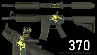 M4A4 | Zirka - ALL 1000 PATTERNS CS2