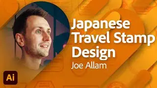 Japanese Travel Stamp inspired Design with Joe Allam | Adobe Live