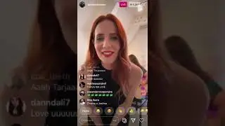 IG LIVE Simone Simons & Oliver Palotai (10/4/2020) full
