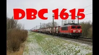 DBC 1615 met Nosta-Shuttle langs Wieldrechtse Zeedijk!