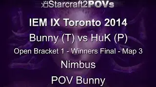 SC2 HotS - IEM IX Toronto 2014 - Bunny vs HuK - OB1 WF - Map 3 - Nimbus - Bunny
