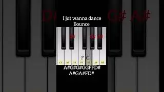 фрози, joyful - bounce😸 (i just wanna dance) Piano Tutorial #piano #pianotutorial #shorts