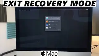Как выйти из режима восстановления на Mac