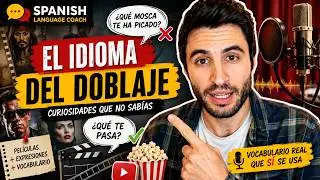THE VERY STRANGE SPANISH OF DUBBED MOVIES | Intermediate Spanish Lesson | Spanish Listening