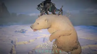 Assassin's Creed Valhalla Niflheim Pack Defeating a Legendary Polar Bear