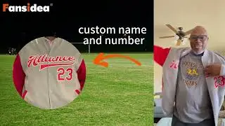Fansidea Custom Embroidery Varsity Jacket: This Is To Feel Like I'm The High School