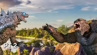 ゴジラ対コング | Godzilla Vs. Kong | stopmotion battle | pt 2
