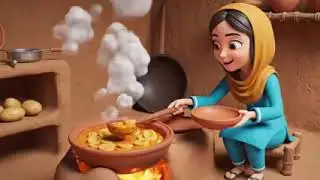 Ek aalu se 5 sabziya rainbow kahani time