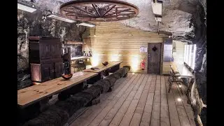 Presentation of the backstage dressing room in Adventuremine &Auml;ventyrsgruvan