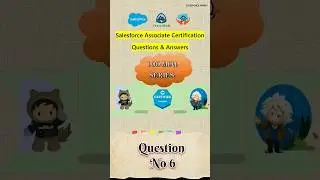 100 MCQ SERIES -Salesforce Associate Certification Exam_Q6 #salesforce #salesforcedevelopers #sfdc