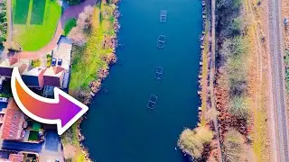 Bakers Pond From Above - AMAZING Little Lake In Kilnhurst