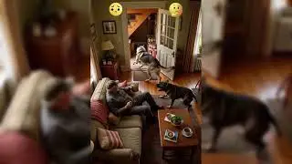 Tailed Heroes Save Lives! 🐾🔥🐱#shorts #viral #dog #cat #pets #hero #animals #rescue #fire #wildlife