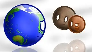 Earth meets theia and proto but i animated it (@SolarBalls fan animation)