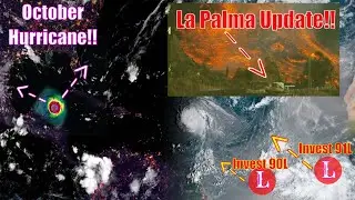 La Palma Volcano Threat Increases! - Tropical Update Today - The WeatherMan Plus Weather Channel