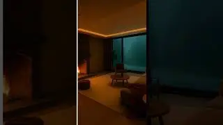 Rainy Day by the Fireplace &ndash; Relaxing Cozy Ambience for Mind & Soul #reflectivesoul #ambient #calm