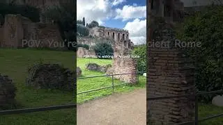 Walking in the ancient city of Rome! #rome #travel #italy #italytravel