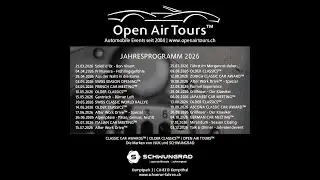 Open Air Tours&trade; 2026 &ndash; Fahrkultur unter freiem Himmel