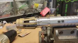 Luminara Unduli inspired Star Wars lightsaber build using Vire, Corvus, and Eidylon parts