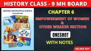 9th History | Chapter 6 | Empowerment of Women & other weaker section | Oneshot | Maharashtra Board