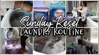 *NEW* Sunday Reset Laundry Routine | Big Family Laundry Routines | 2023 Laundry Motivation